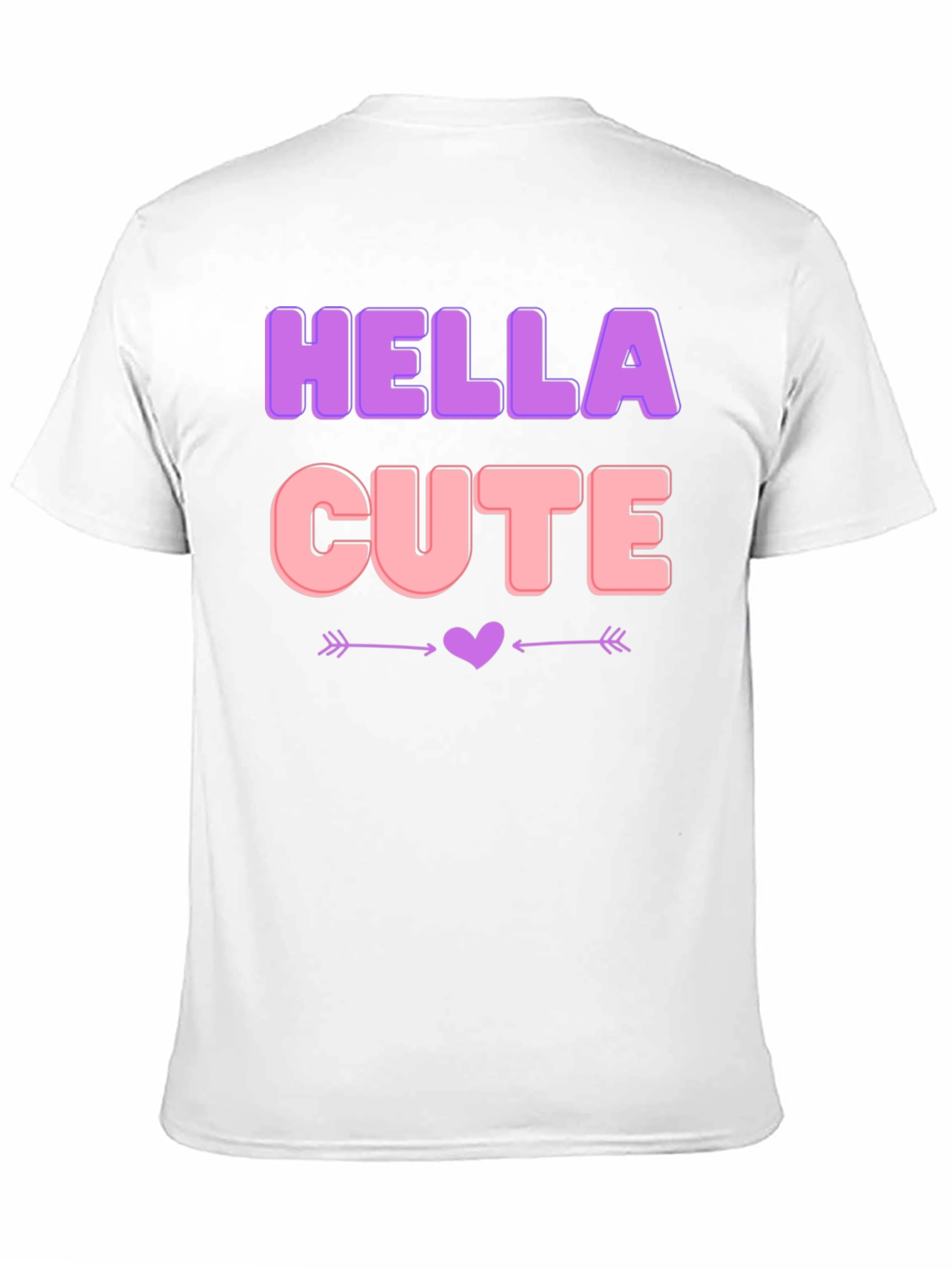 Hella Cute Black Graphic T-Shirt