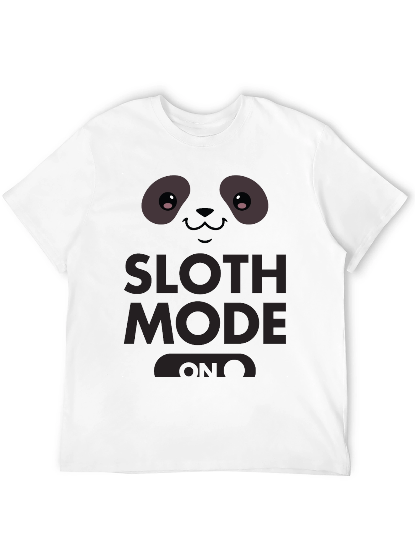 Sloth Mode On Graphic Tee - Black