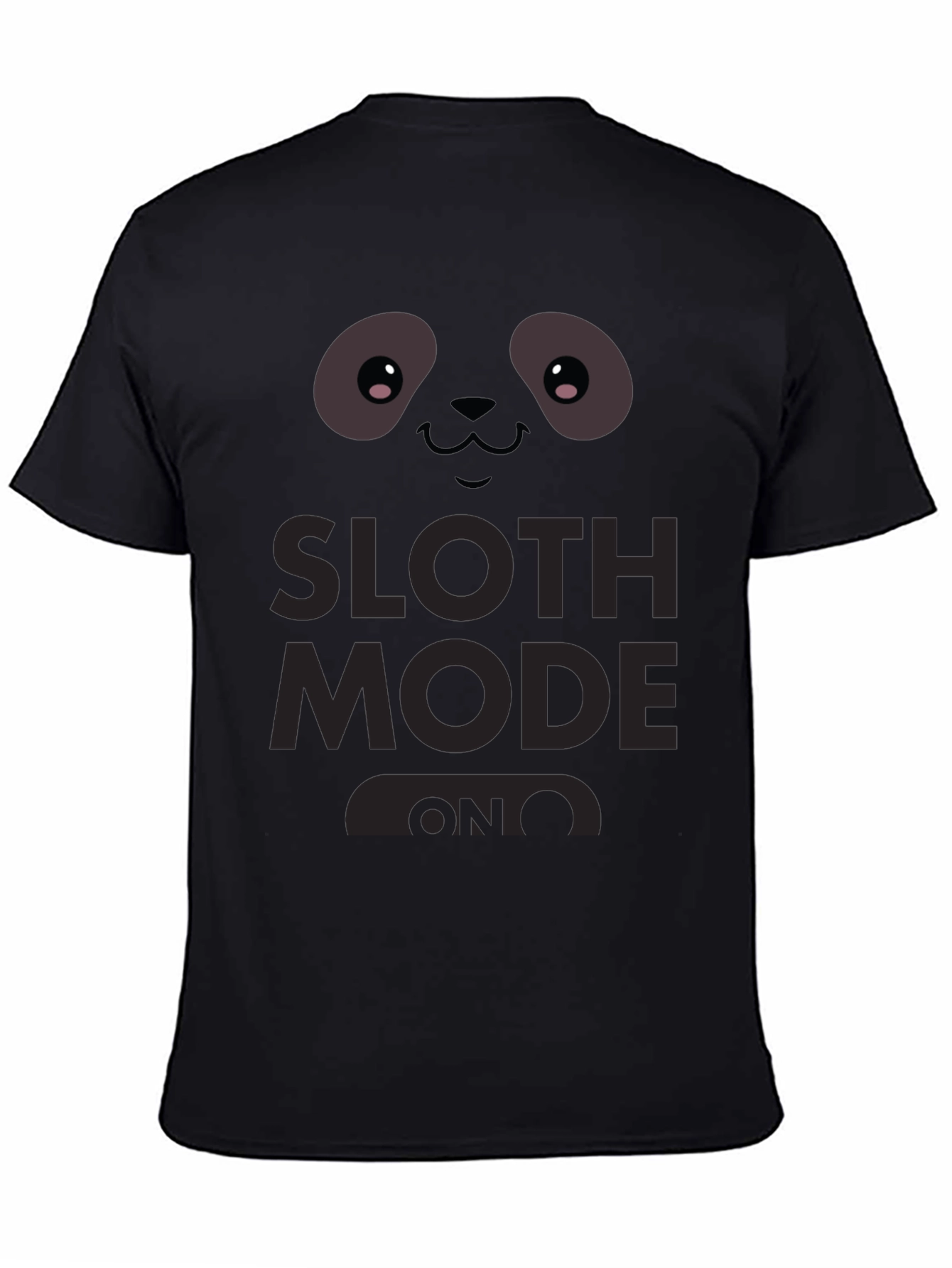 Sloth Mode On Graphic Tee - Black