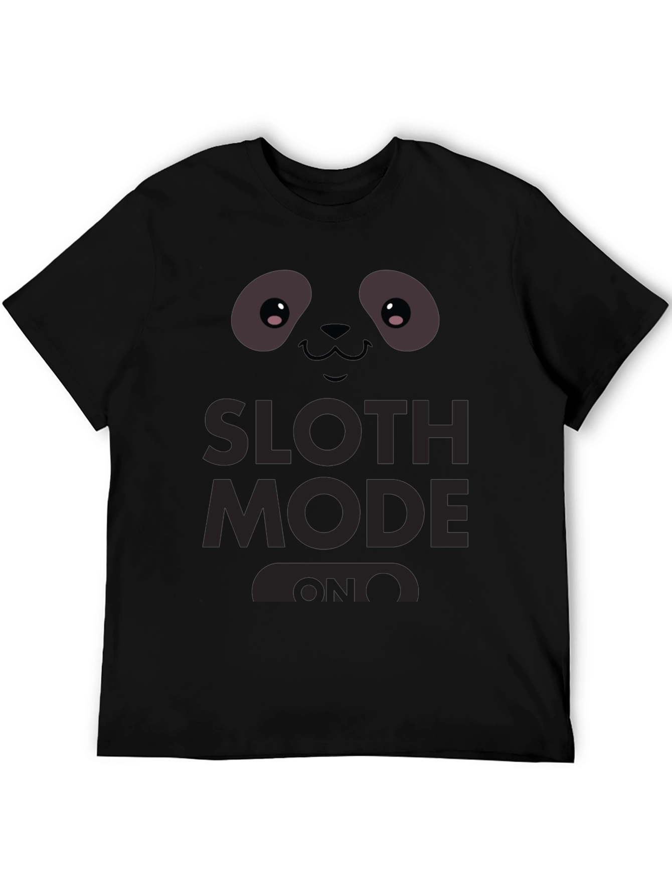 Sloth Mode On Graphic Tee - Black