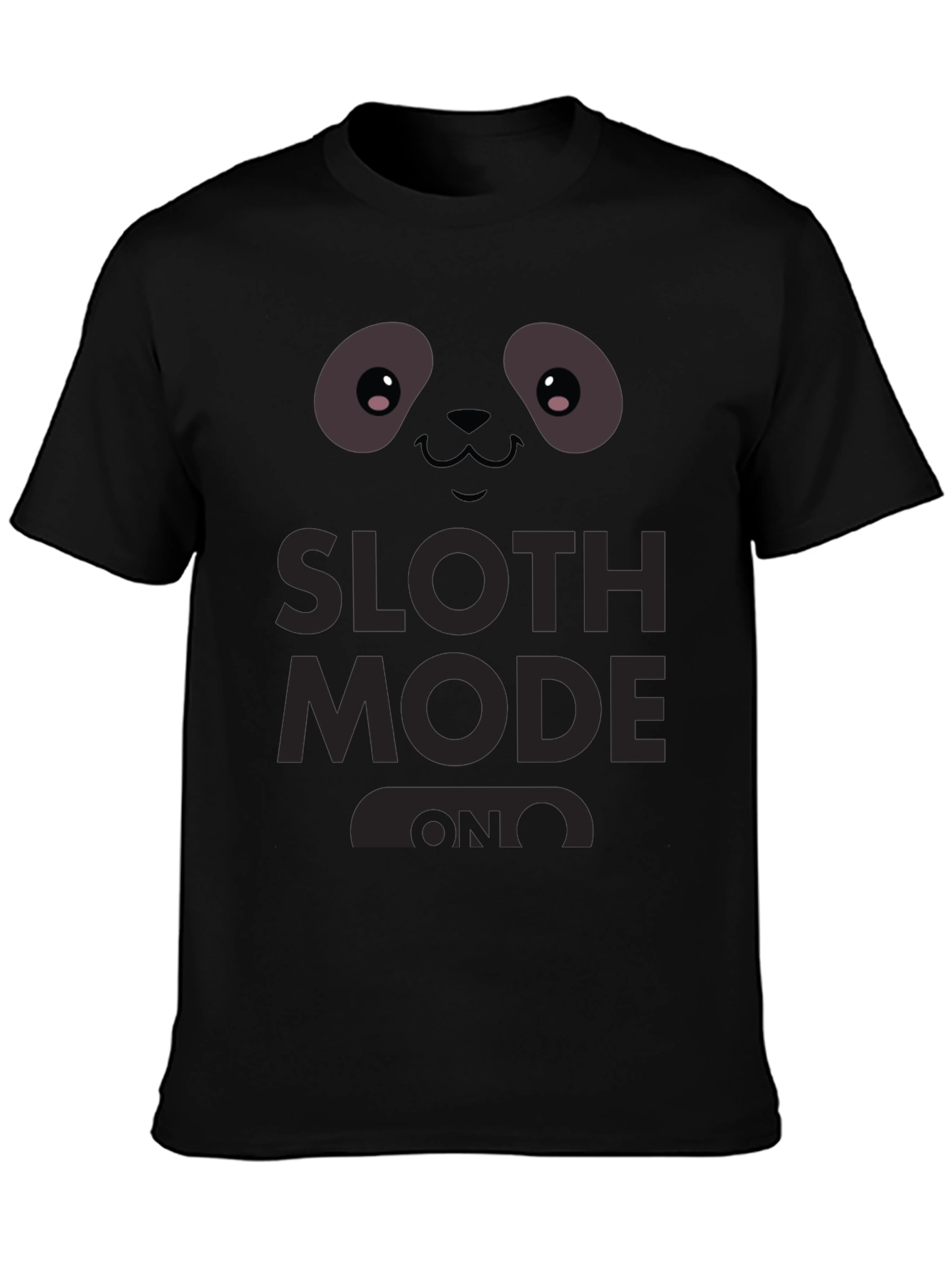 Sloth Mode On Graphic Tee - Black