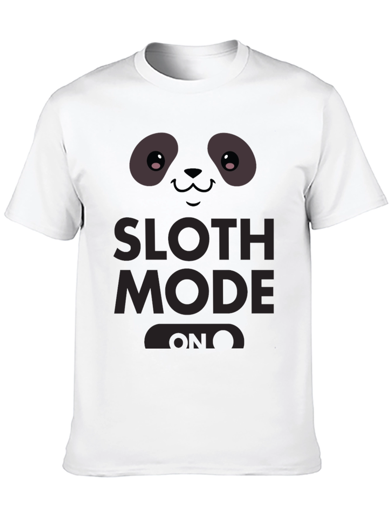 Sloth Mode On Graphic Tee - Black