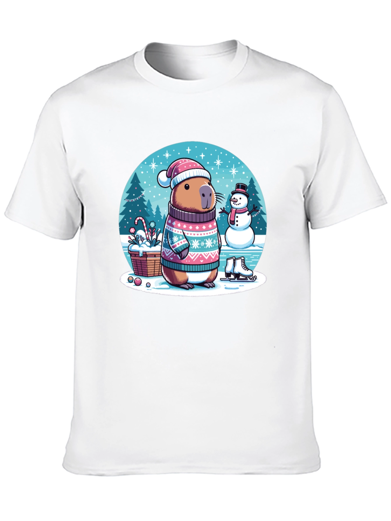 Winter Capybara T-Shirt
