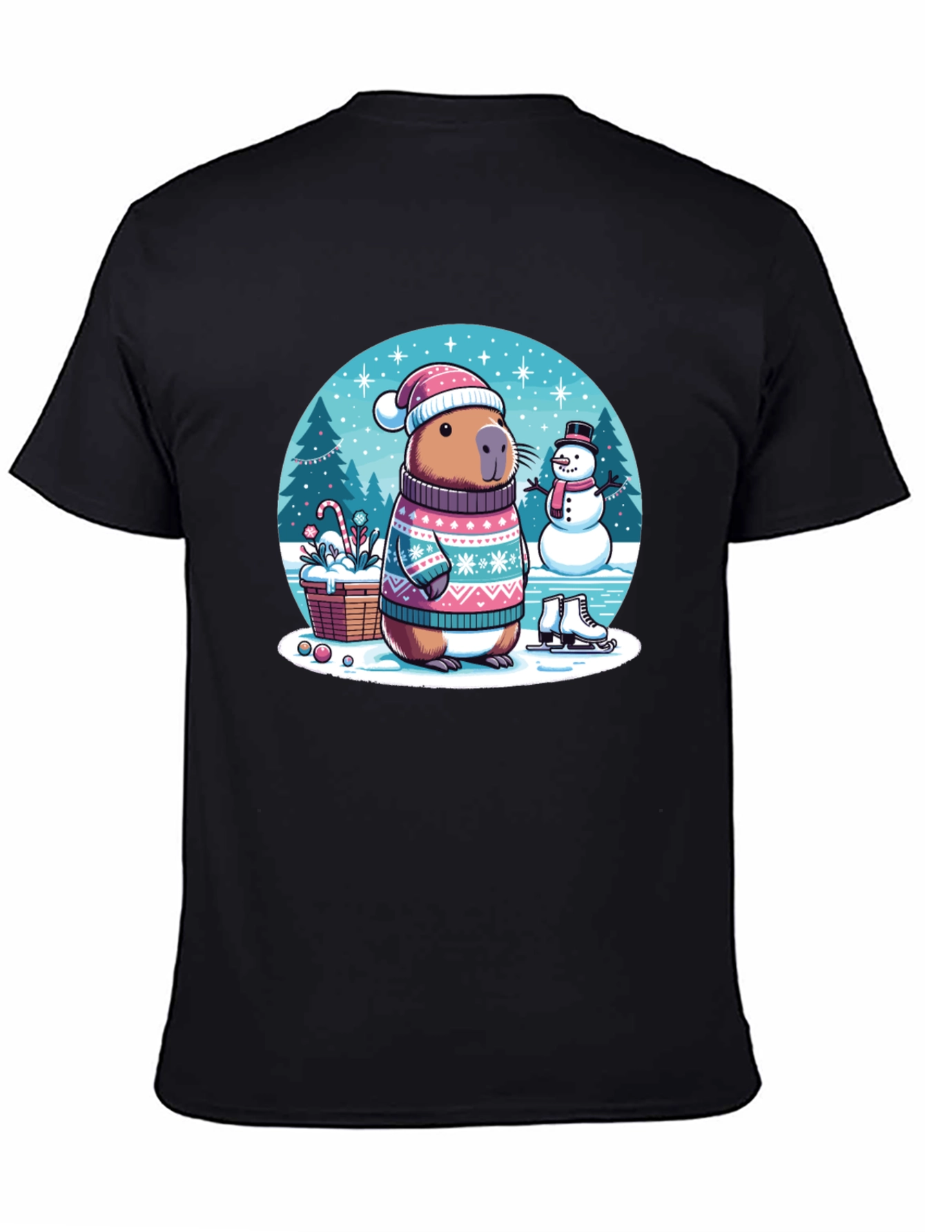 Winter Capybara T-Shirt