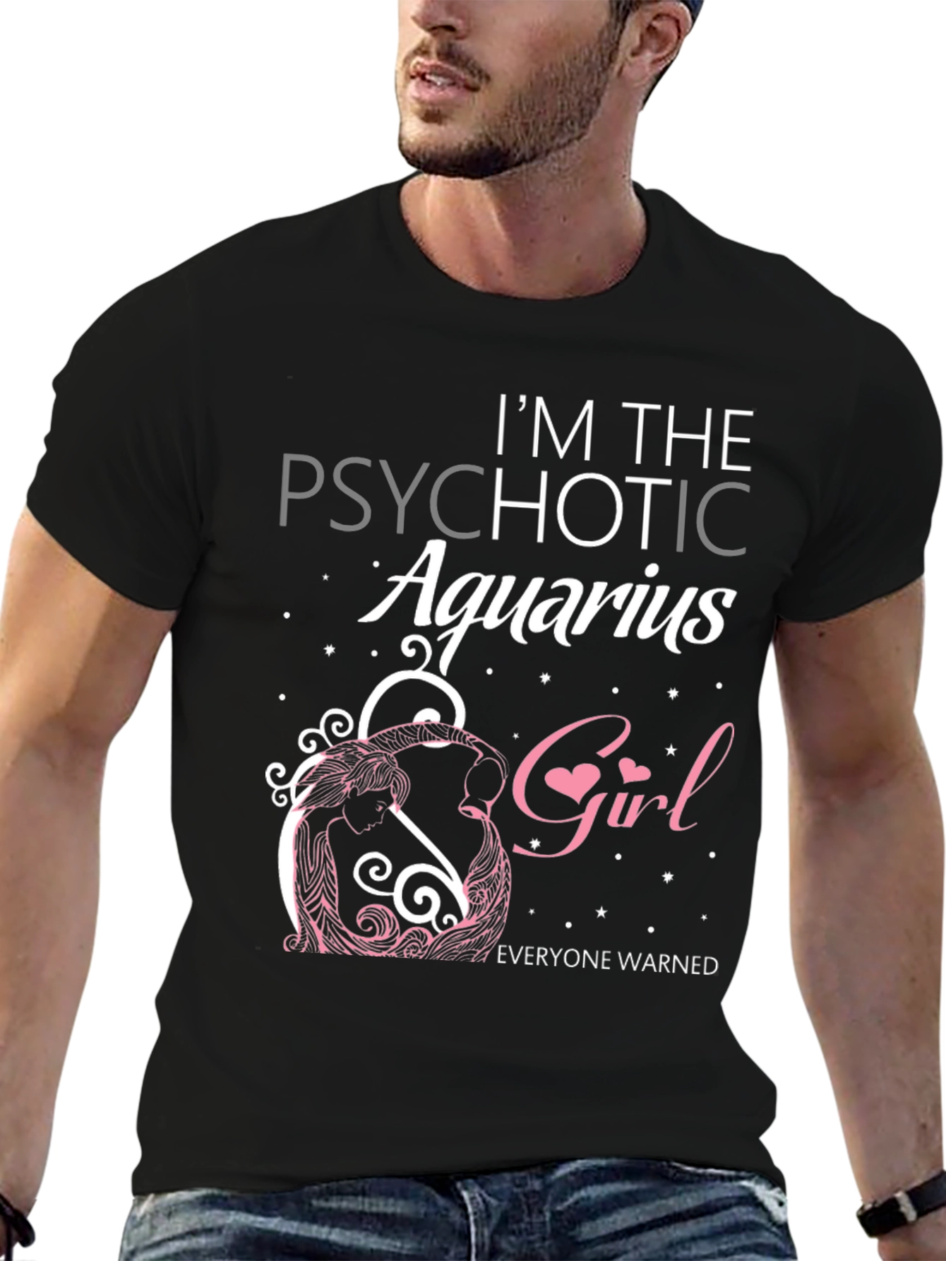Psychotic Aquarius Girl Graphic Tee