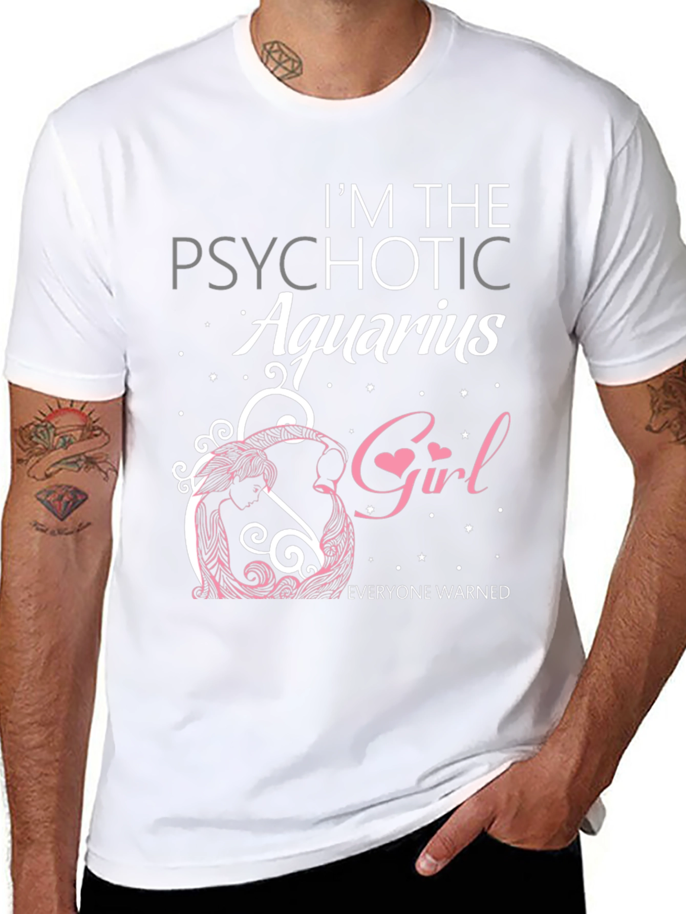 Psychotic Aquarius Girl Graphic Tee