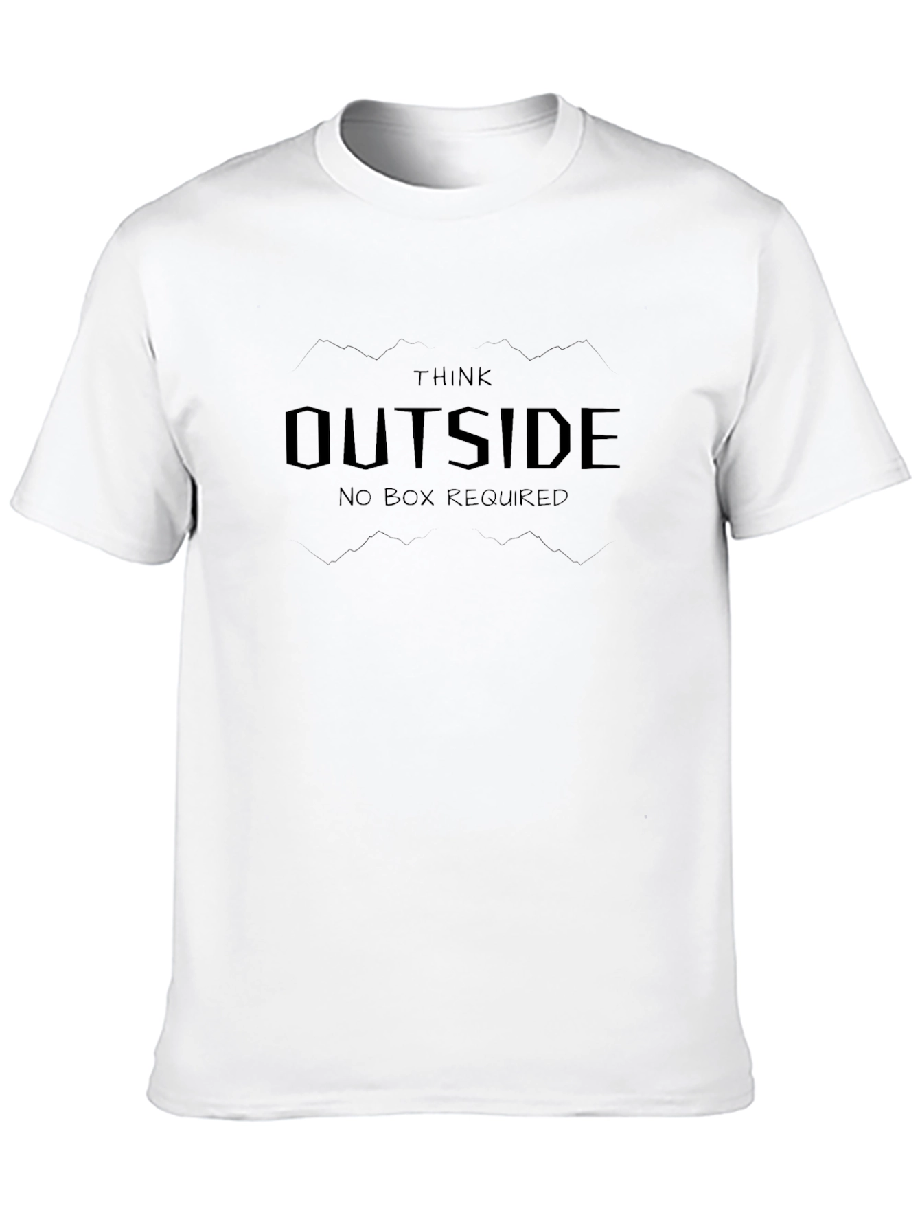 Think Outside the Box - Mens Graphic Tee
