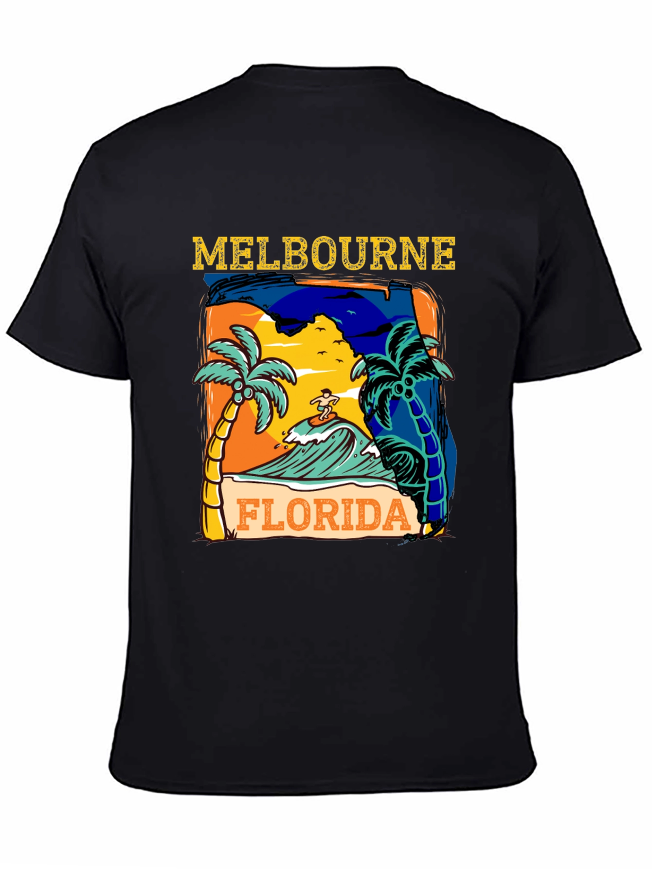 Melbourne Florida Surf Graphic T-Shirt