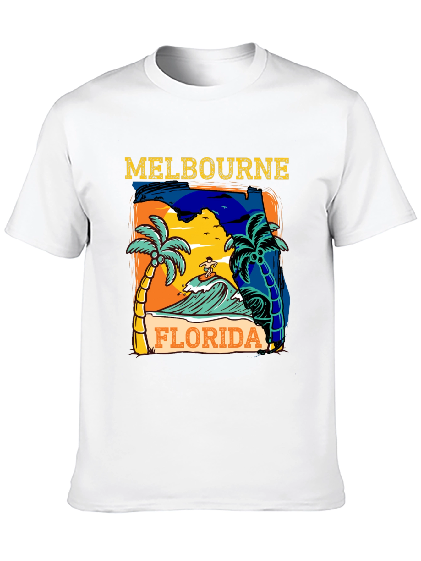 Melbourne Florida Surf Graphic T-Shirt