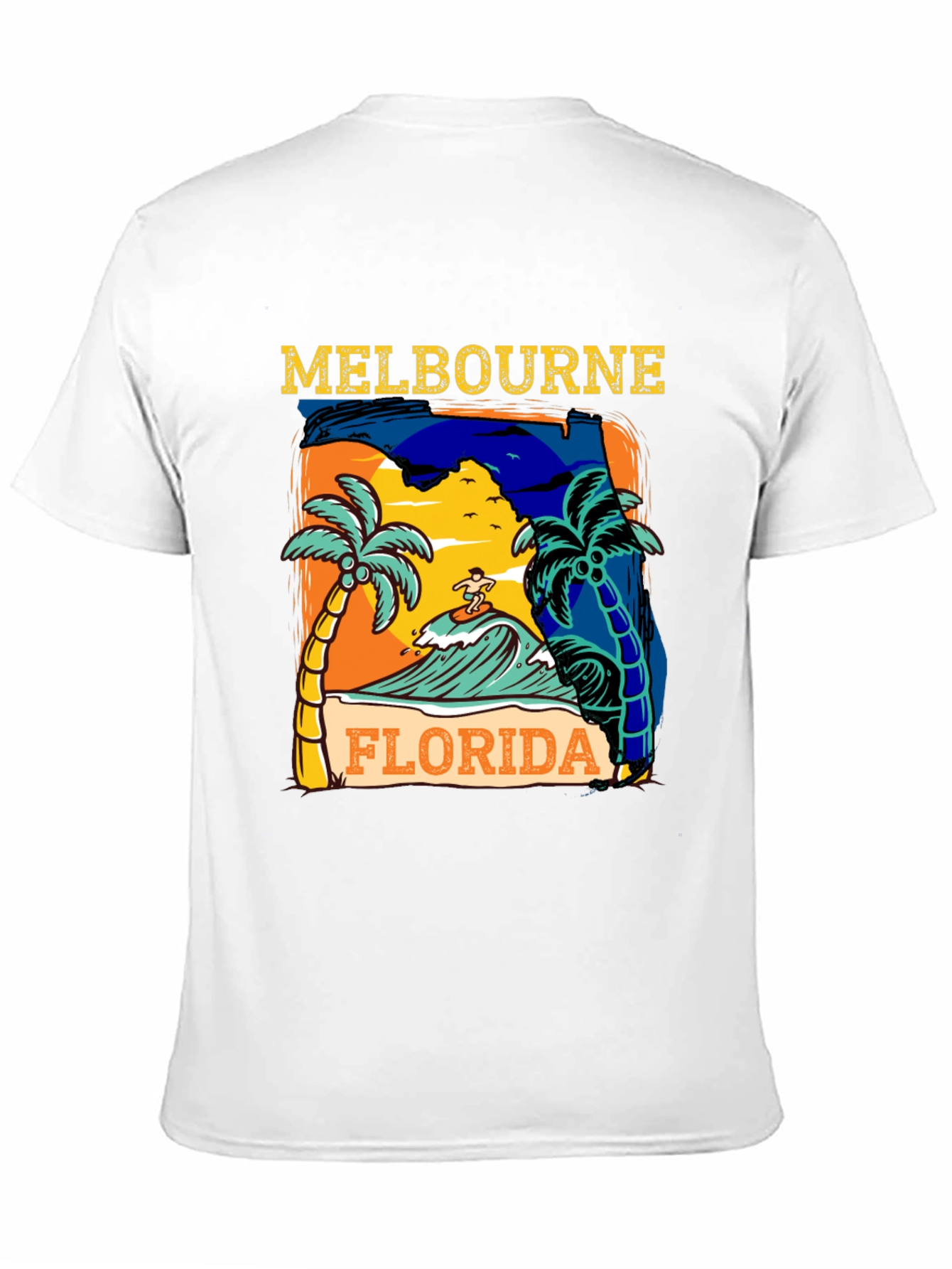 Melbourne Florida Surf Graphic T-Shirt