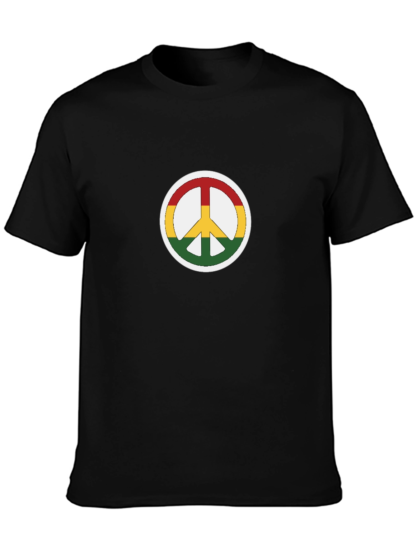 Rasta Peace Sign Graphic Tee