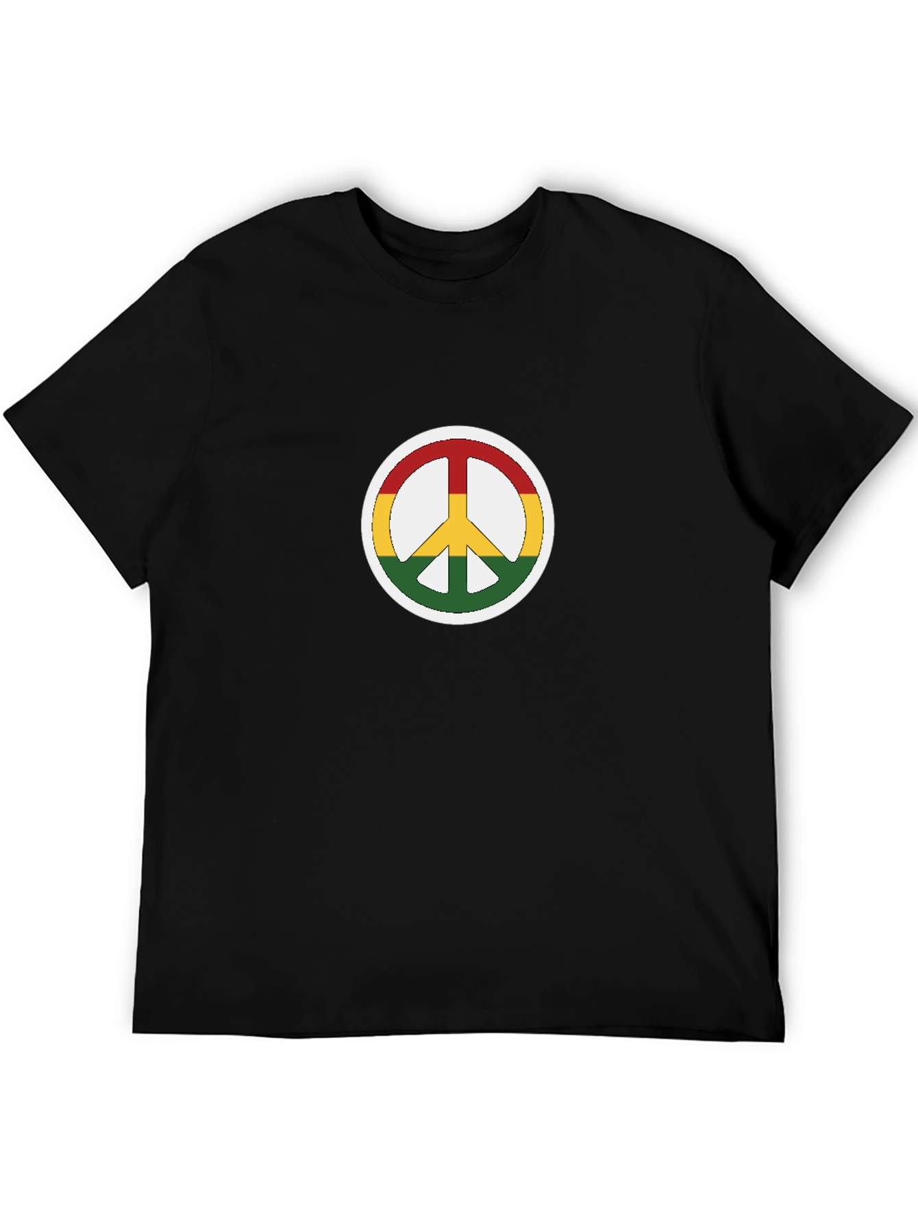 Rasta Peace Sign Graphic Tee