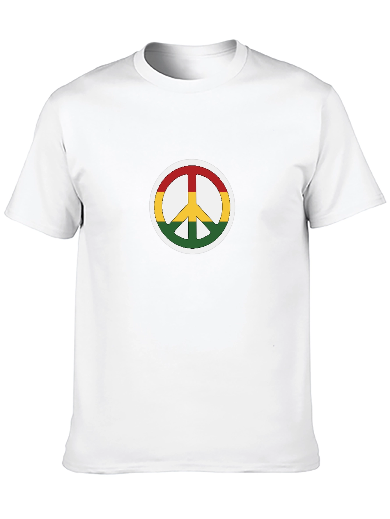 Rasta Peace Sign Graphic Tee