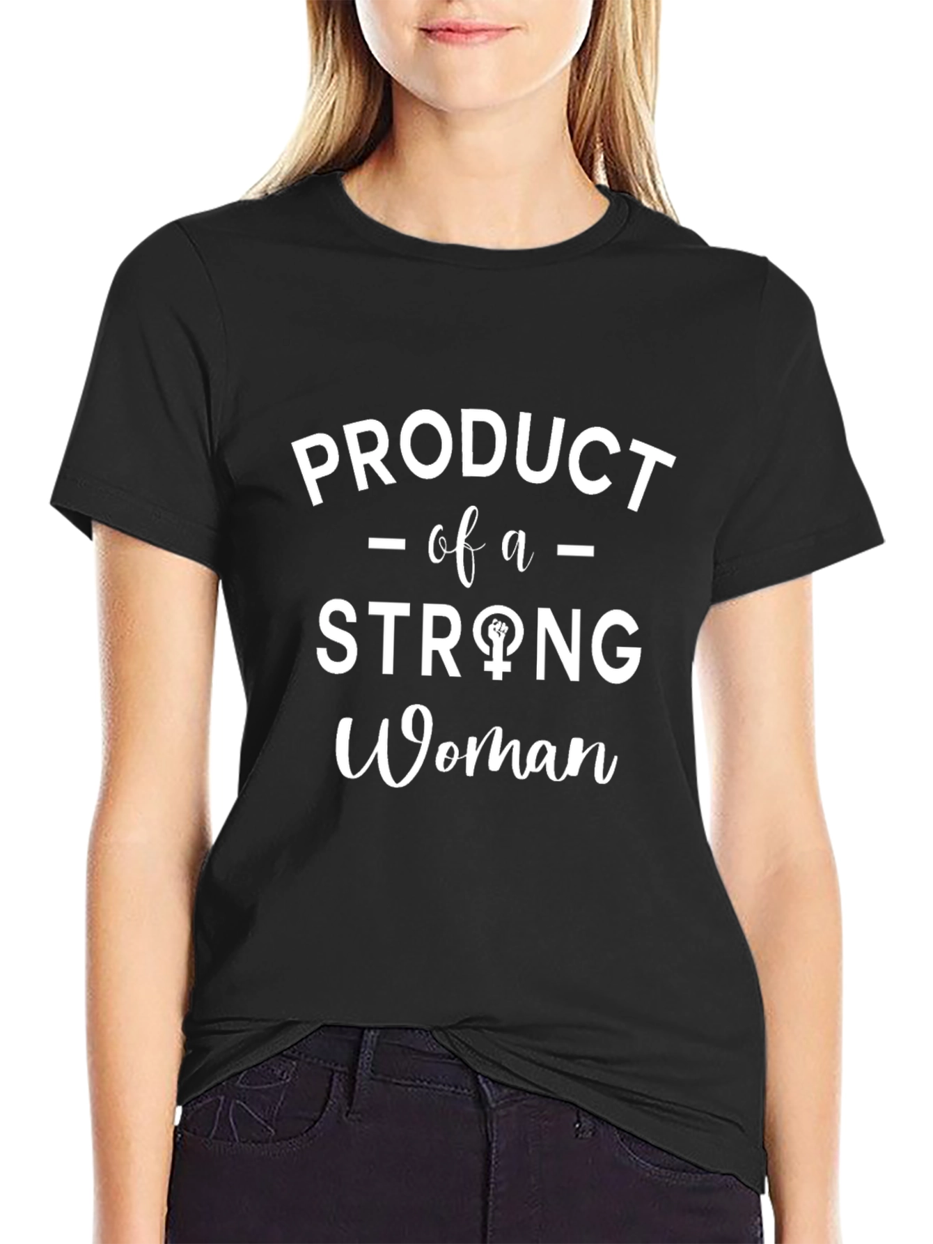 Strong Woman T-Shirt - Empowering Design