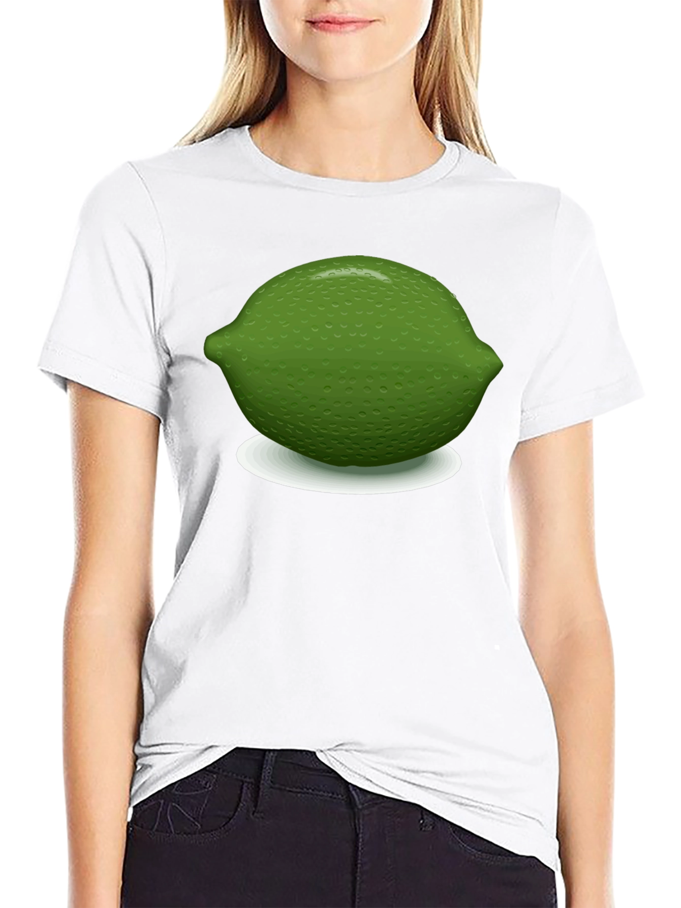 Lime Graphic Tee - Fresh & Fun Design