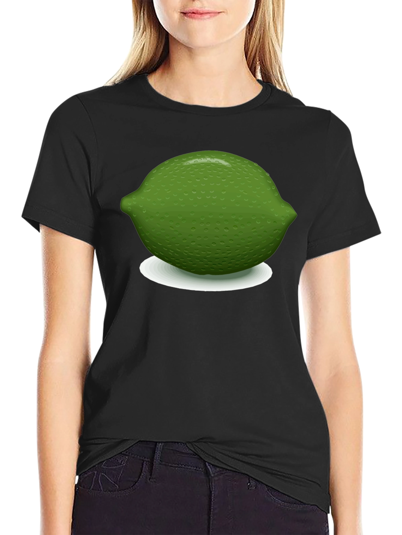 Lime Graphic Tee - Fresh & Fun Design