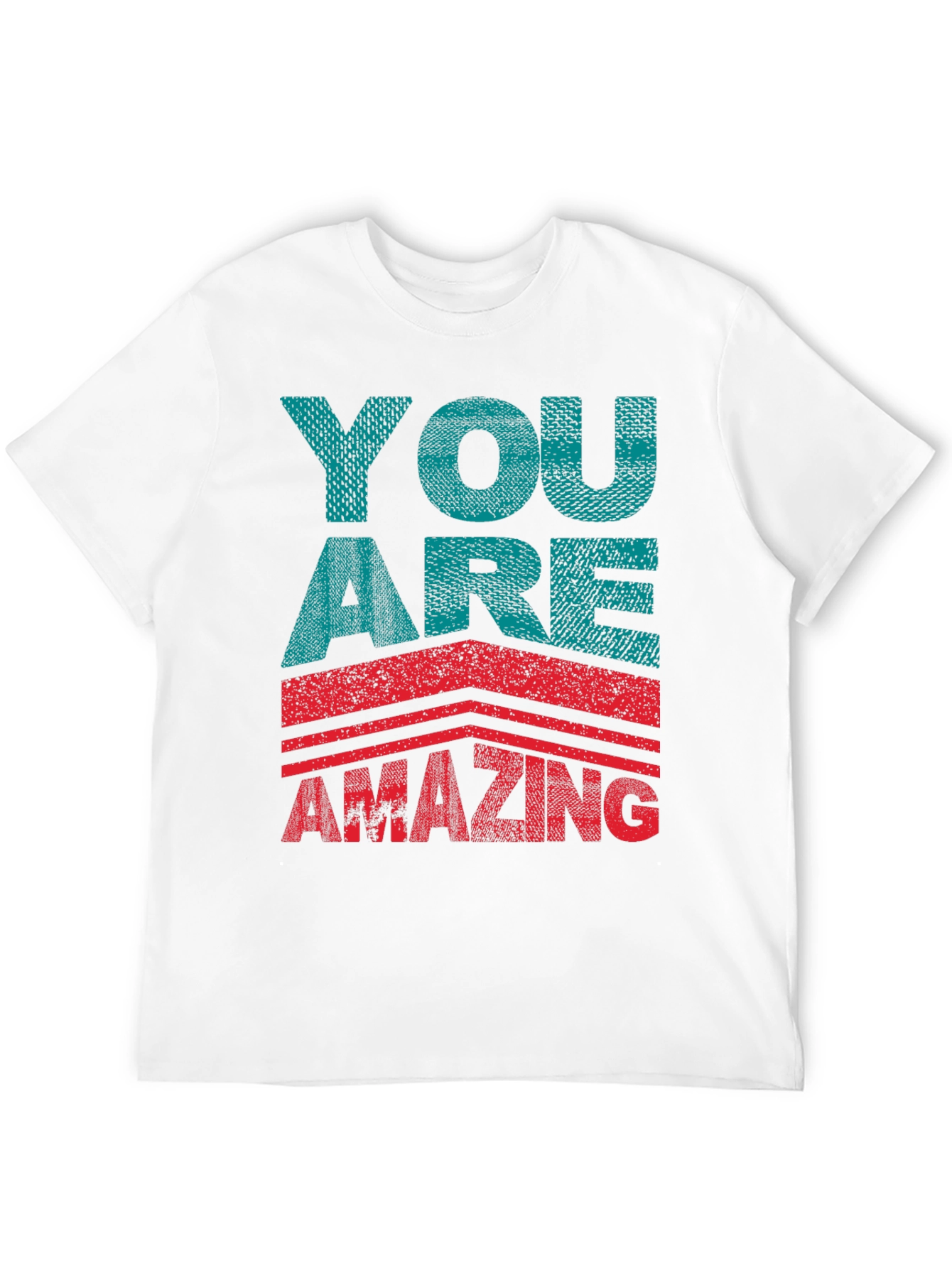 You Are Amazing Graphic Print Black T-Shirt