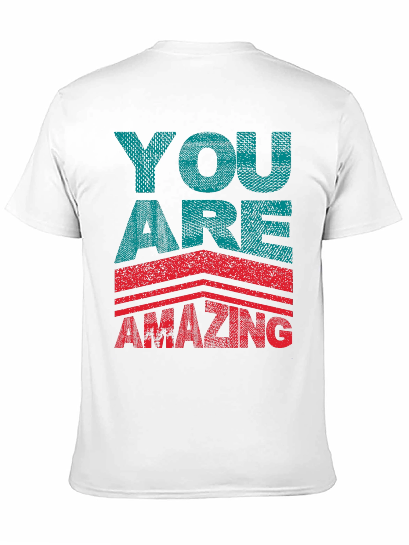 You Are Amazing Graphic Print Black T-Shirt