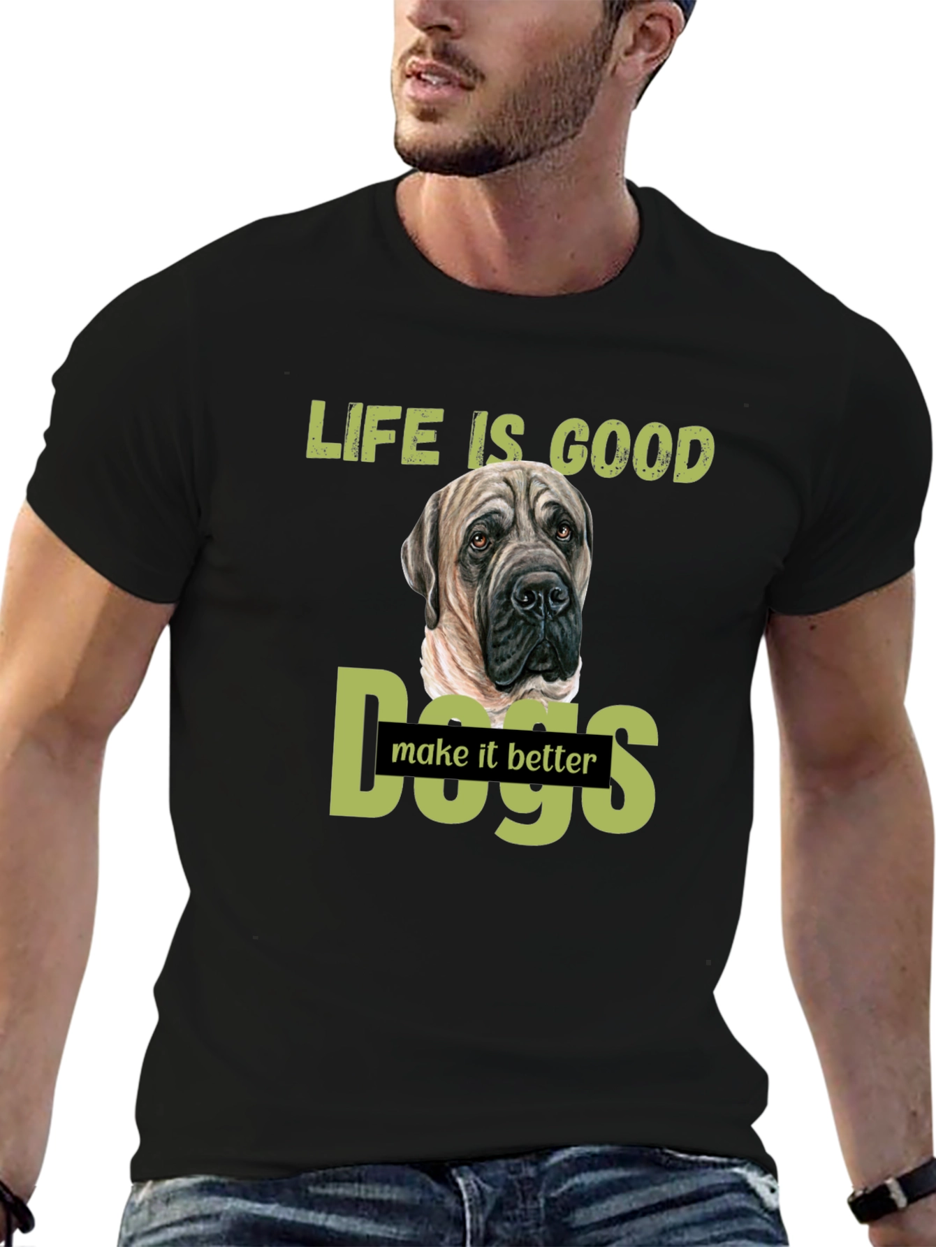 Life is Good Dogs Make it Better T-Shirt