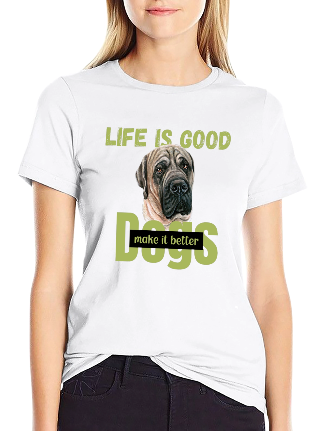 Life is Good Dogs Make it Better T-Shirt