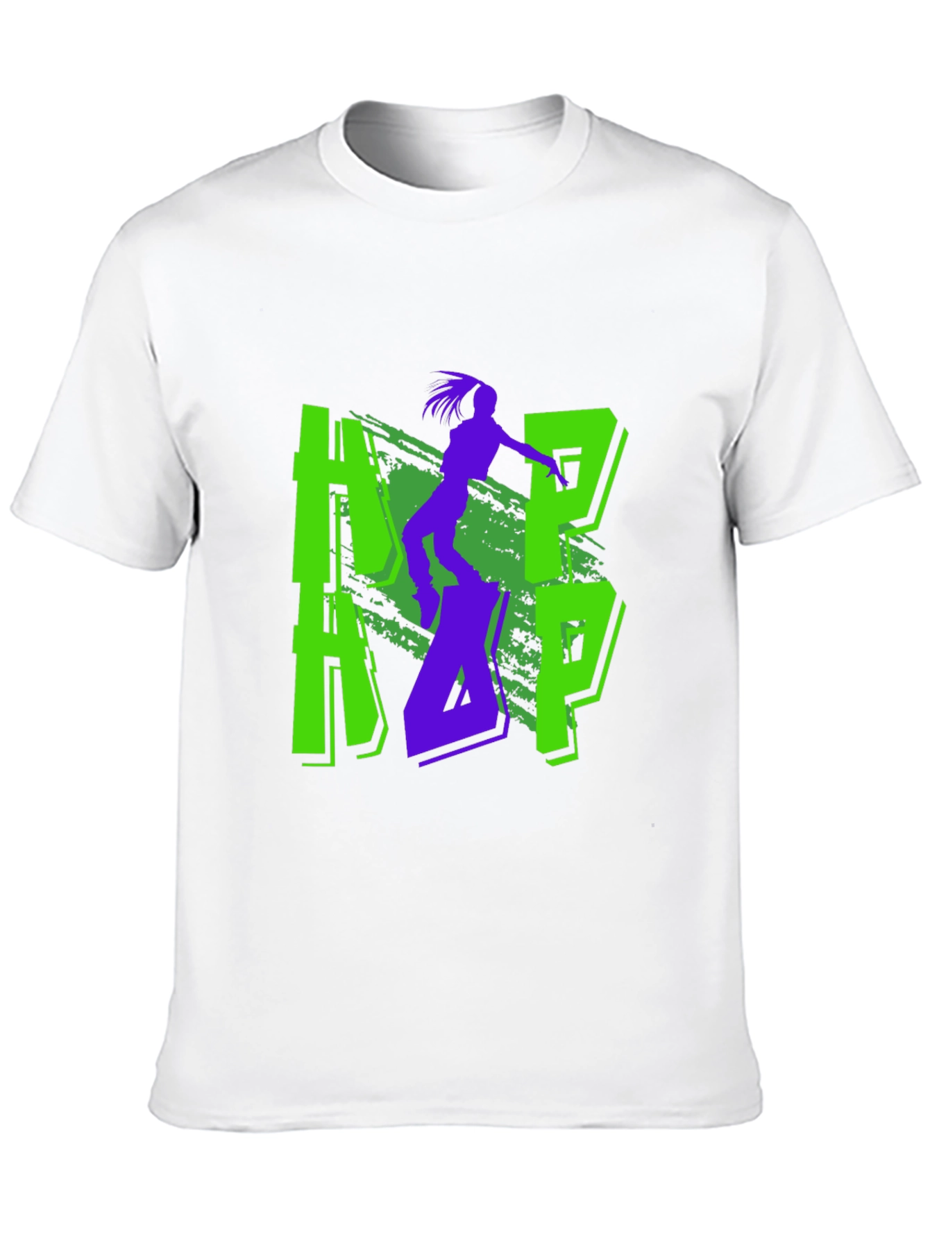 Cool Graphic Print Black T-Shirt