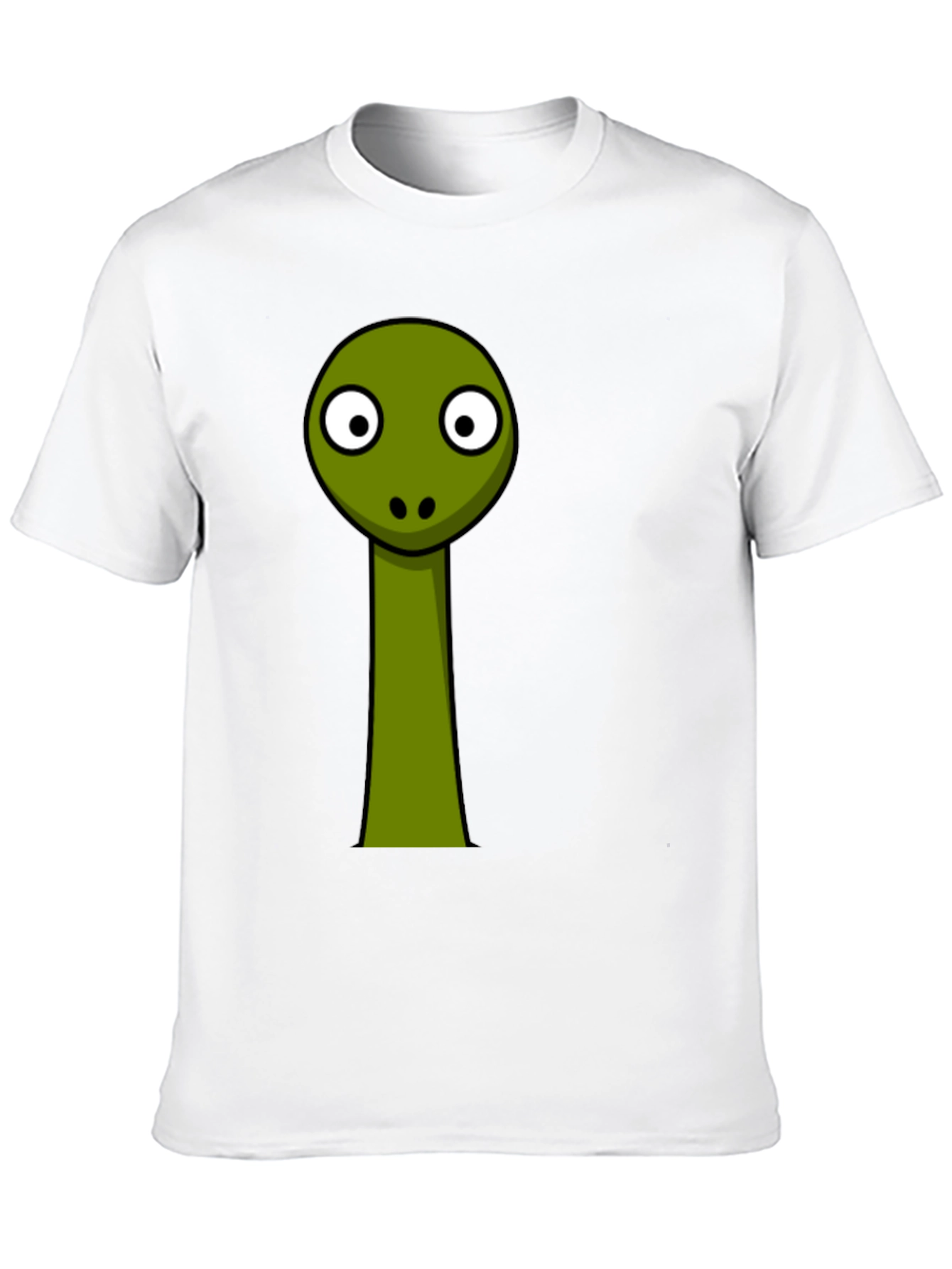 Funny Snake Graphic Tee - Black Cotton T-Shirt