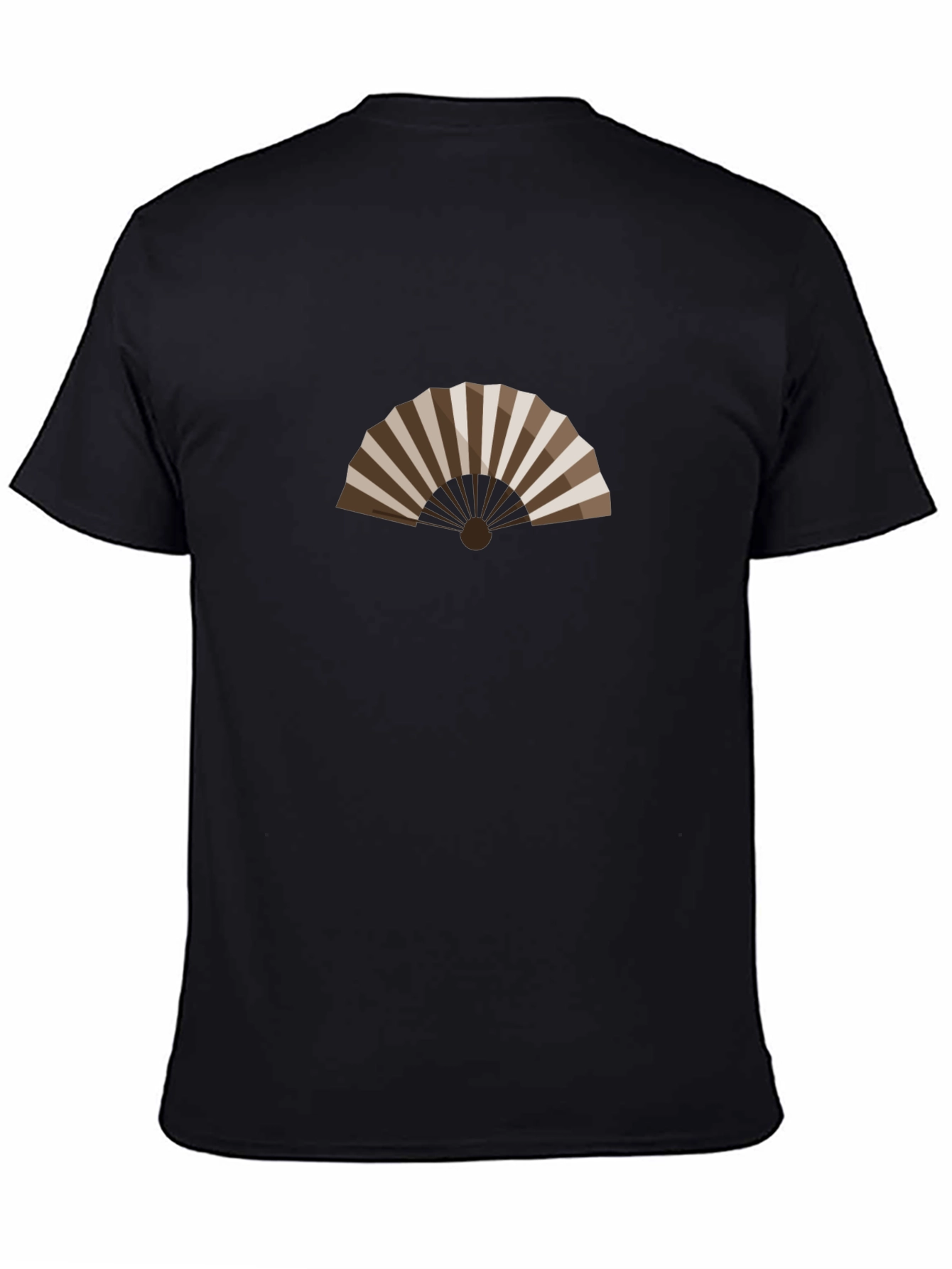 Elegant Fan Graphic Tee - Stylish Comfort
