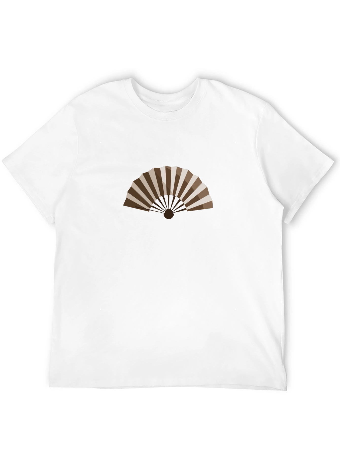 Elegant Fan Graphic Tee - Stylish Comfort