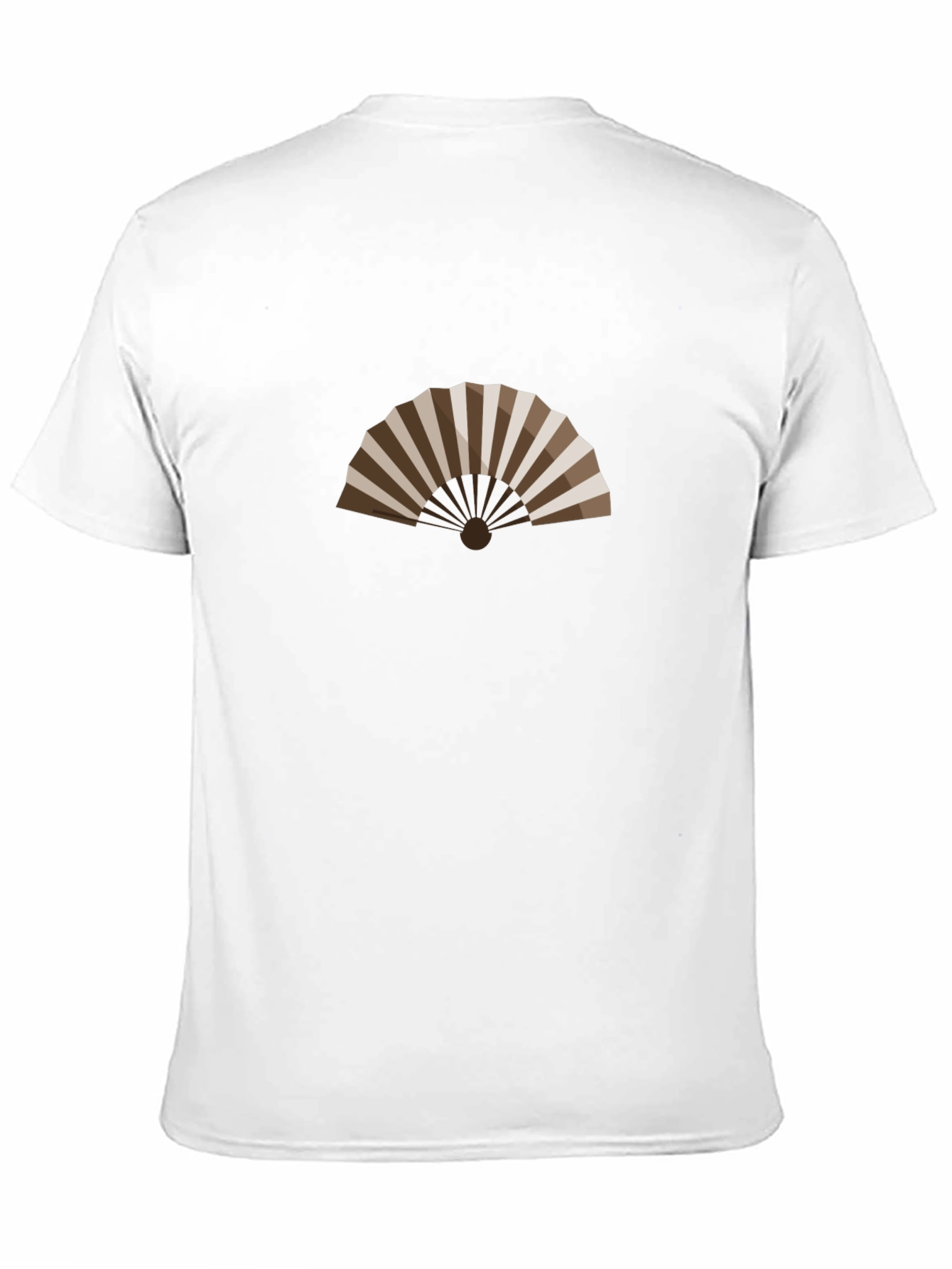 Elegant Fan Graphic Tee - Stylish Comfort