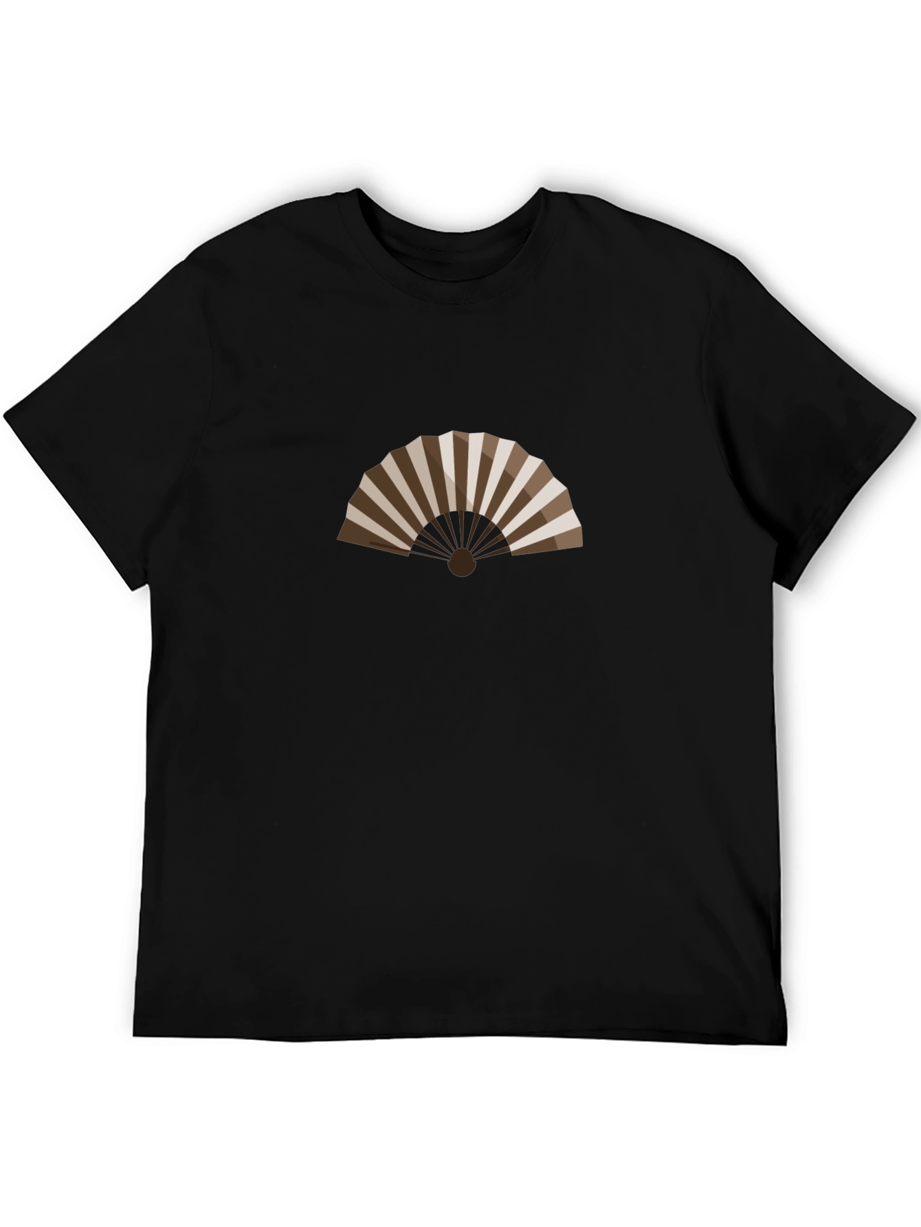 Elegant Fan Graphic Tee - Stylish Comfort