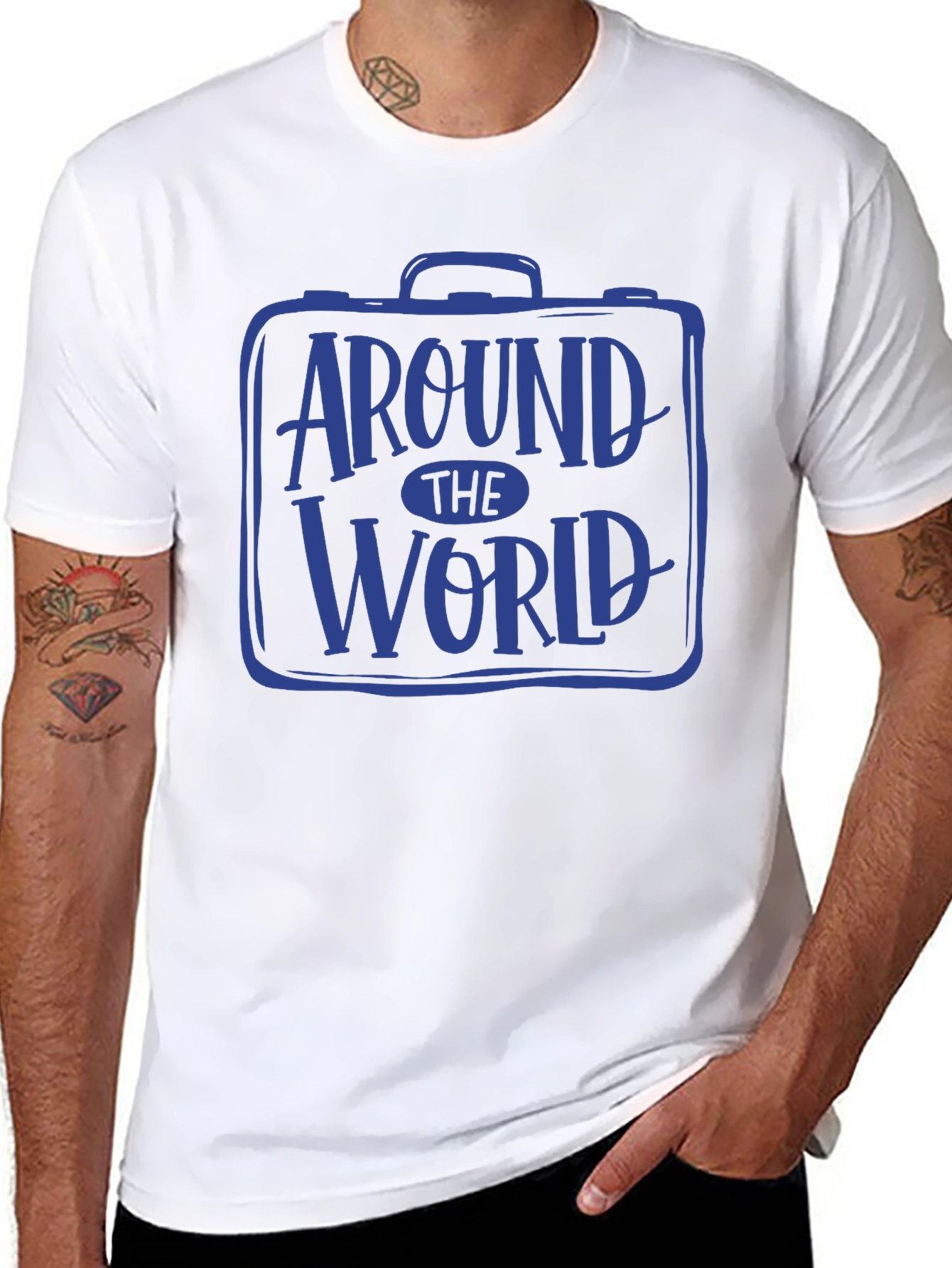 Around the World Graphic Tee - Travel T-Shirt