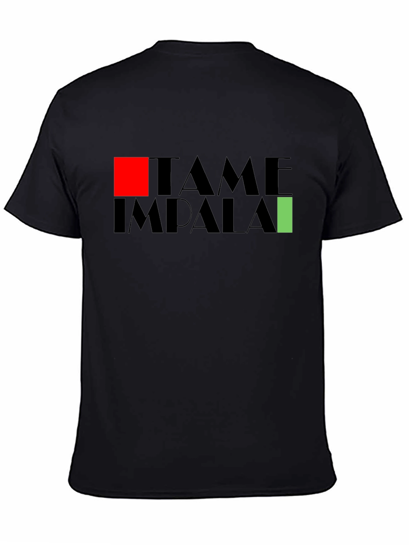Tame Impala Band Graphic Print Black T-Shirt