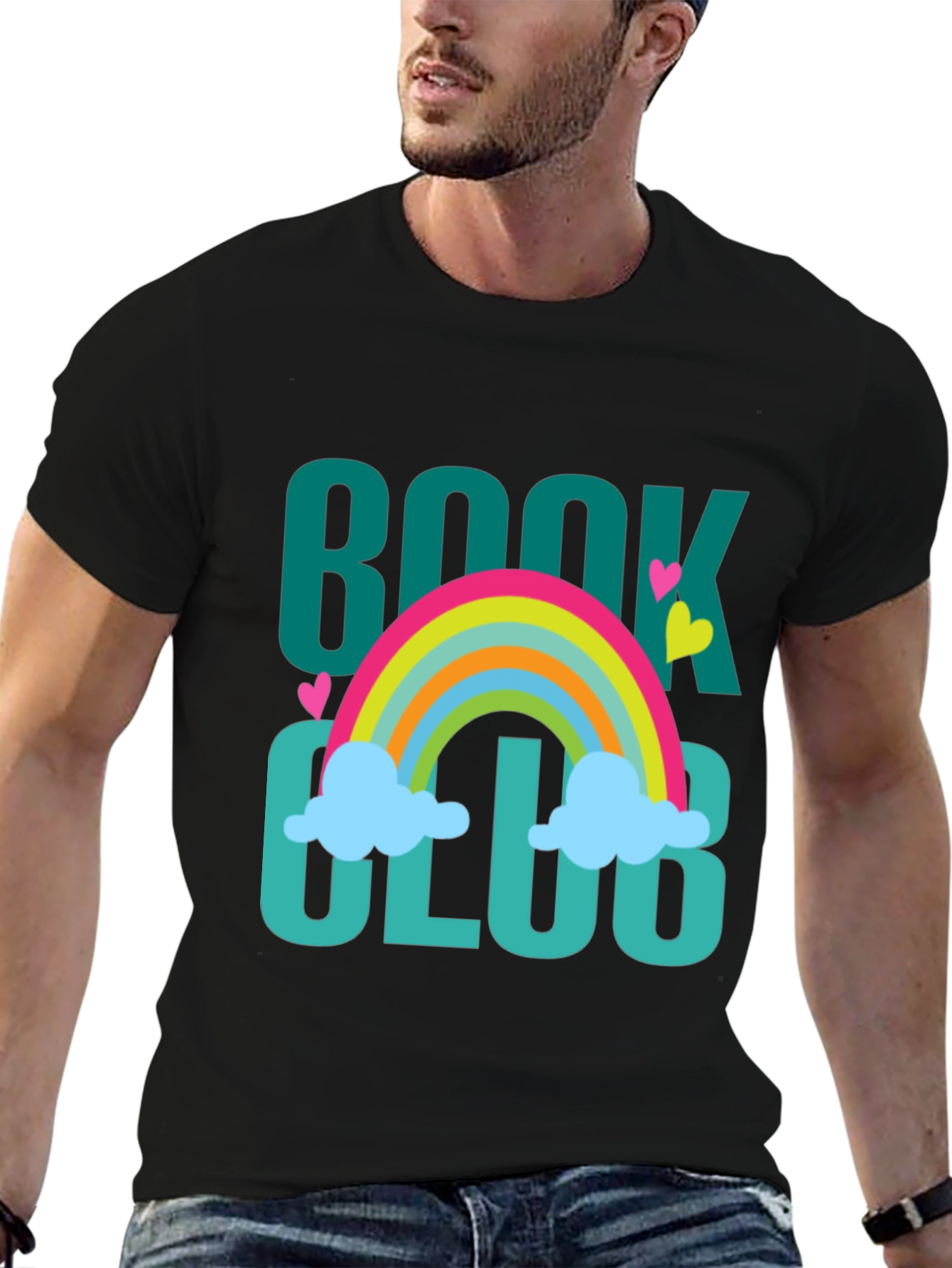 Book Club Rainbow Graphic T-Shirt