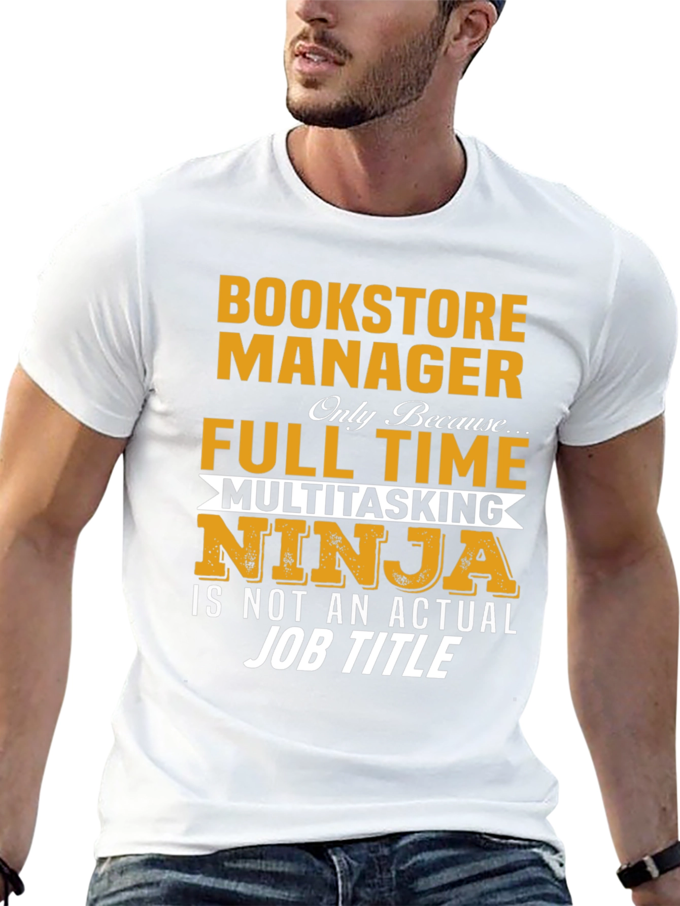 Bookstore Manager Full Time Ninja T-Shirt
