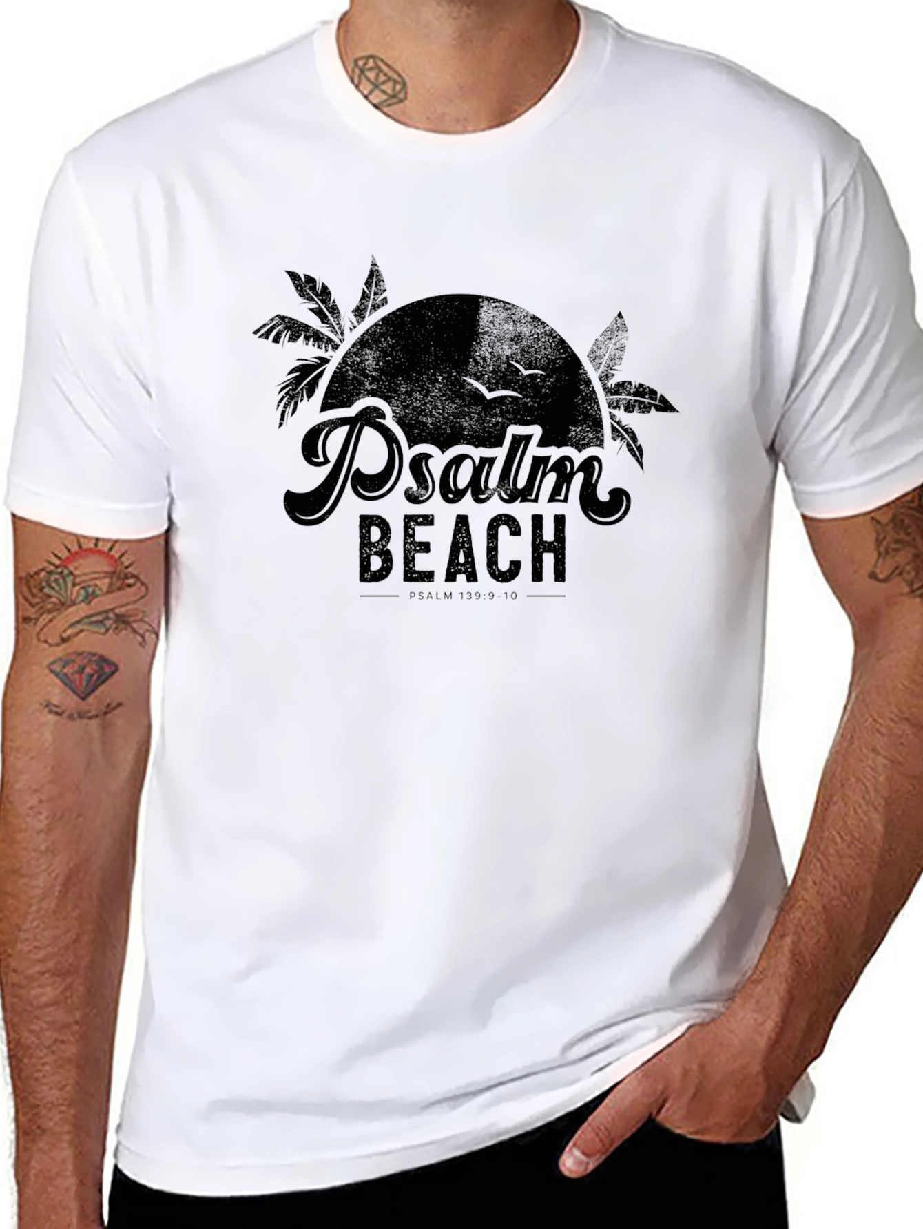 Psalm Beach T-Shirt - Christian Graphic Tee
