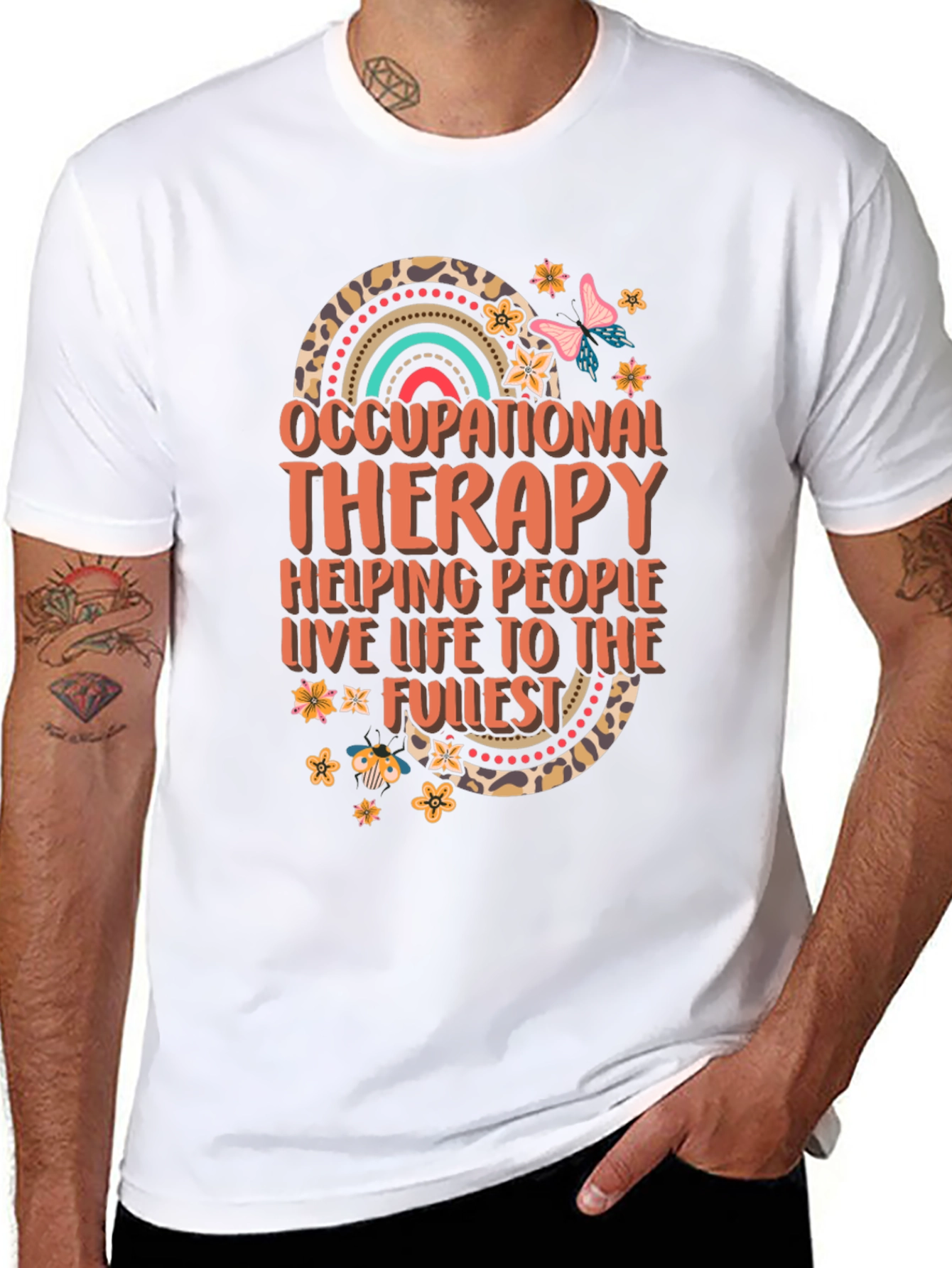 Occupational Therapy T-Shirt Helping People Live Life
