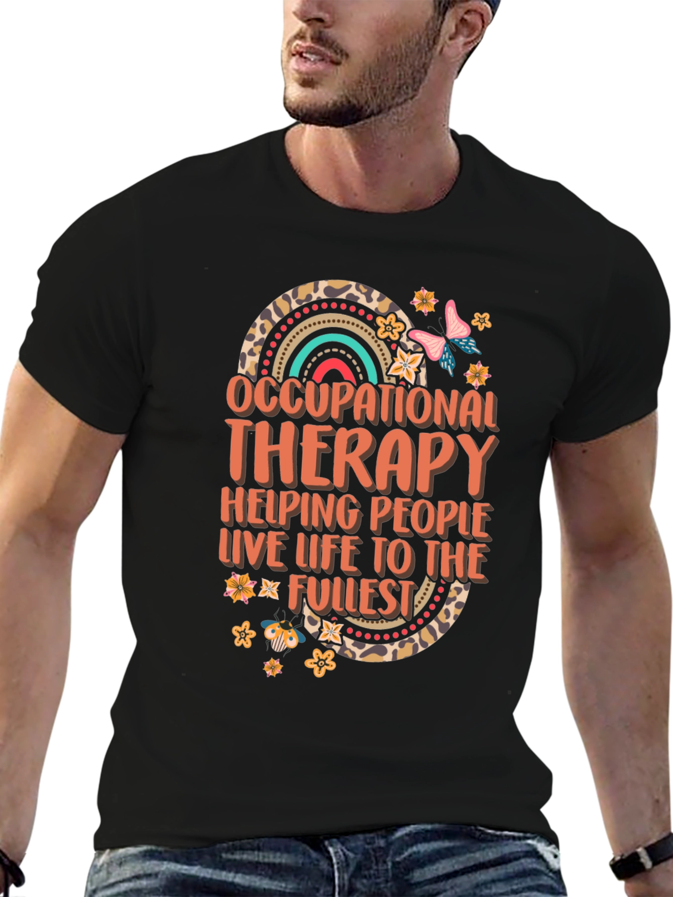 Occupational Therapy T-Shirt Helping People Live Life