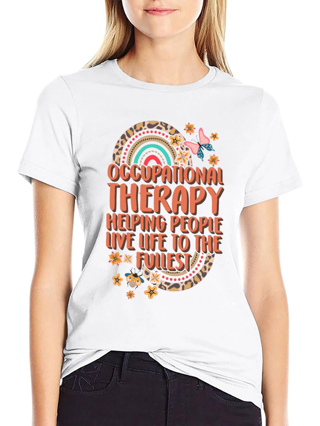 Occupational Therapy T-Shirt Helping People Live Life