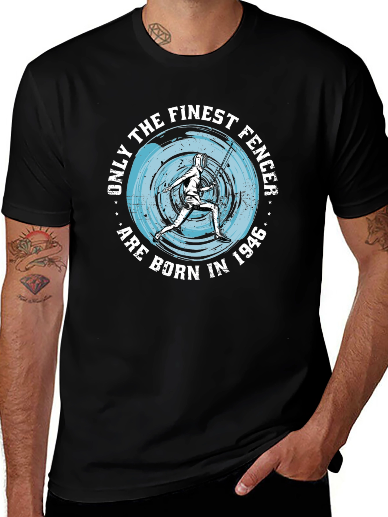 Finest Fencer Born in 1946 T-Shirt