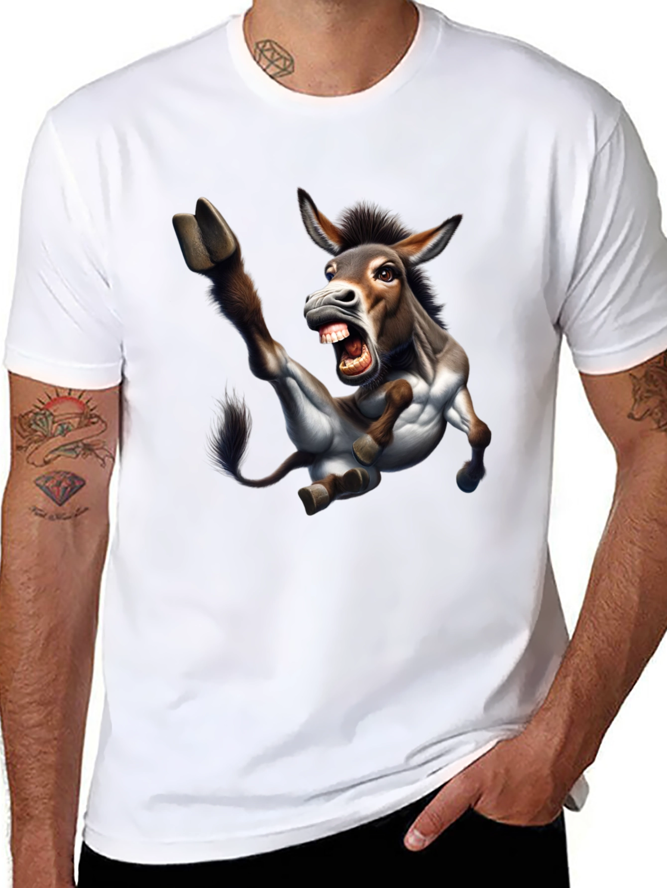 Funny Donkey Kicking T-Shirt