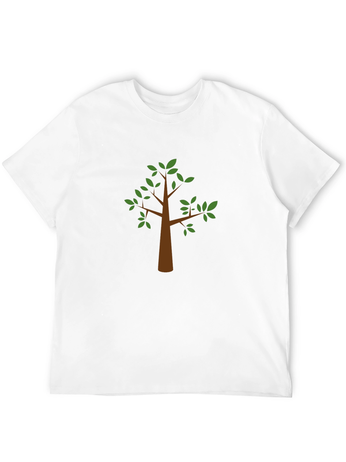 Nature Tree Graphic Tee - Black Casual Shirt
