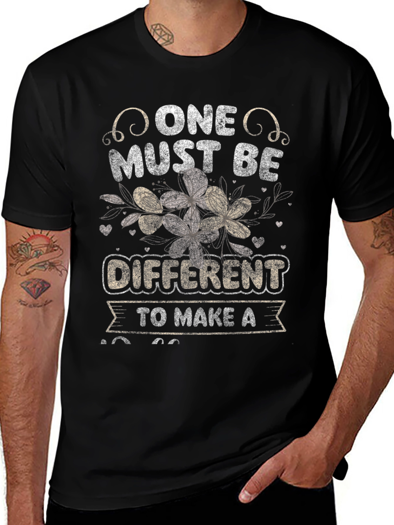 One Must Be Different Graphic T-Shirt