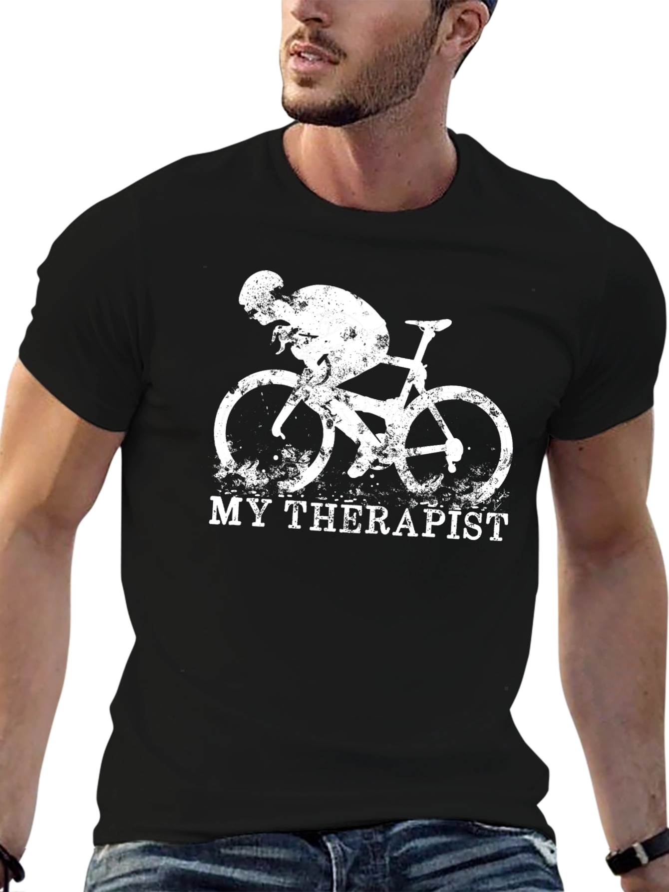 My Therapist is Cycling T-Shirt