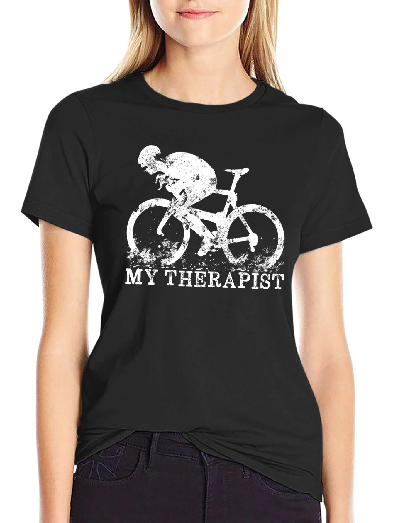 My Therapist is Cycling T-Shirt