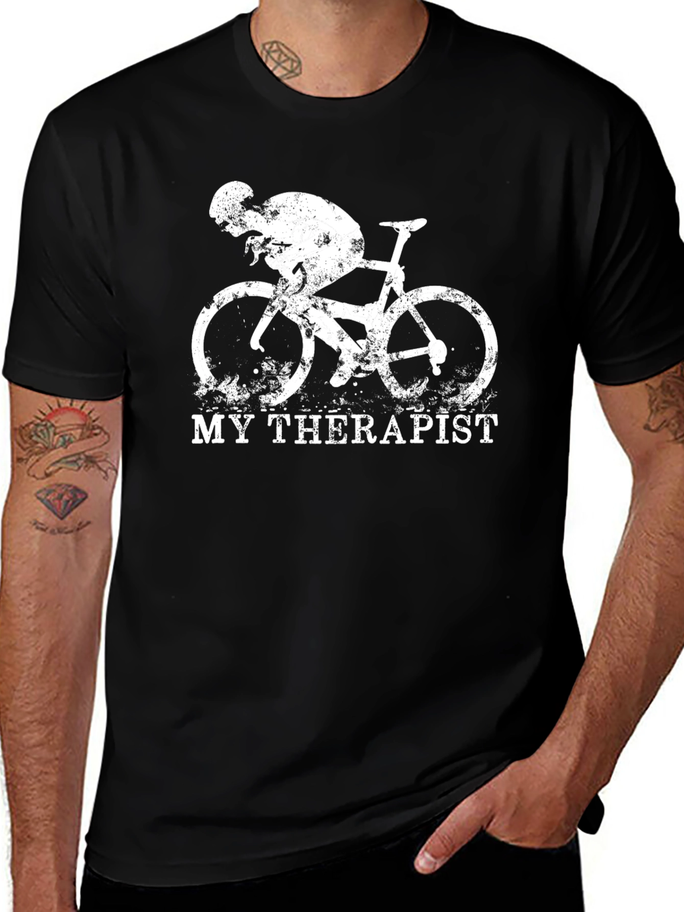 My Therapist is Cycling T-Shirt