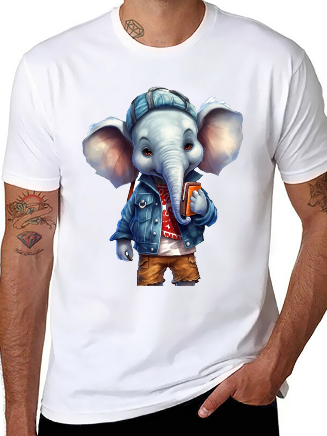 Cartoon Elephant T-Shirt