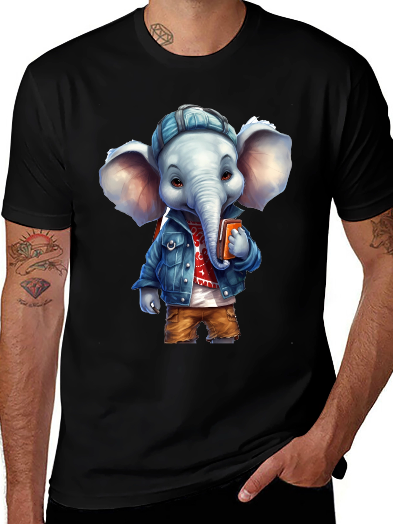Cartoon Elephant T-Shirt