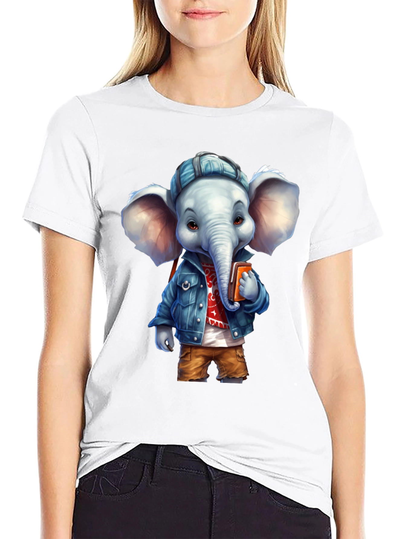 Cartoon Elephant T-Shirt