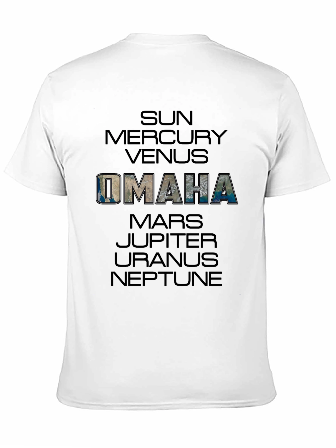 Omaha Planet T-Shirt - Celestial City Tee