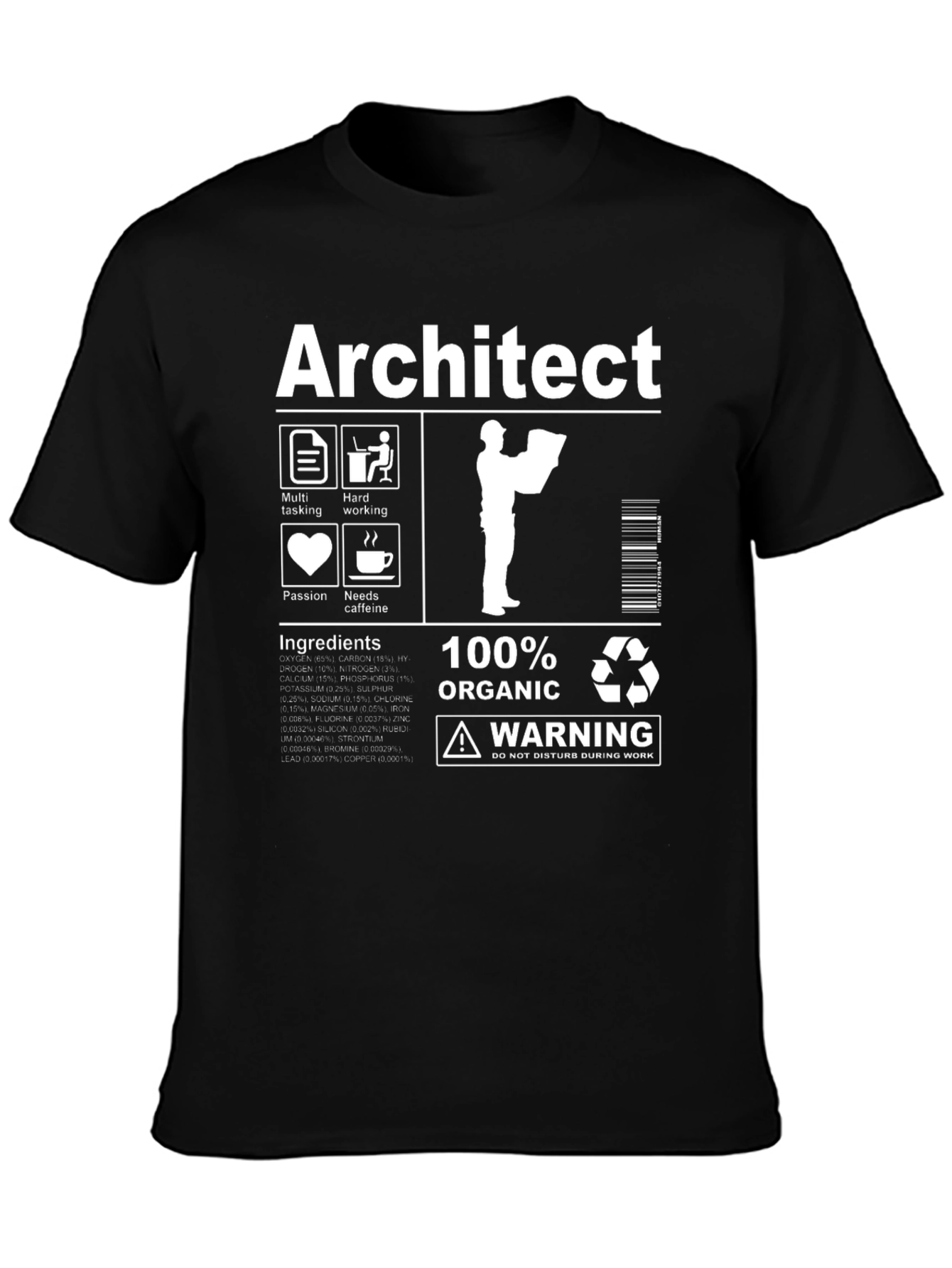 Architect T-Shirt - 100% Organic Cotton